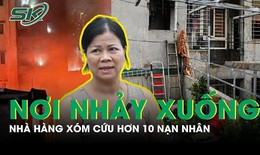 Góc sân thượng nhà hàng xóm đã cứu hơn 10 người nhảy xuống trong vụ cháy chung cư mini ở Hà Nội