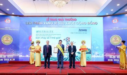 Amway Việt Nam lần thứ 11 vinh dự nhận giải thưởng &quot;Sản phẩm v&#224;ng v&#236; sức khỏe cộng đồng&quot;