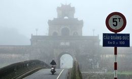 Cố đô Huế huyền ảo trong sương mù giăng lối