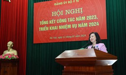 Đảng ủy Bộ Y tế tổng kết c&#244;ng t&#225;c Đảng năm 2023, triển khai nhiệm vụ năm 2024