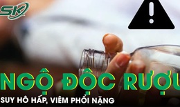 Suy h&#244; hấp, vi&#234;m phổi nặng do ngộ độc rượu