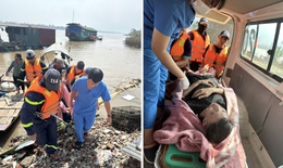 C&#244;ng an H&#224; Nội cứu nam thanh ni&#234;n nhảy cầu Thăng Long