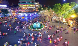 Cấm đường khu vực phố đi bộ hồ Hoàn Kiếm sớm hơn dự kiến