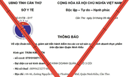 Gi&#225;m đốc Sở Y tế Cần Thơ bị l&#224;m giả chữ k&#253;