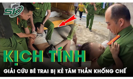 120 ph&#250;t &#39;căng n&#227;o&#39; giải cứu b&#233; trai bị kẻ t&#226;m thần d&#249;ng dao khống chế, cố thủ trong ph&#242;ng ở Ph&#250; Thọ