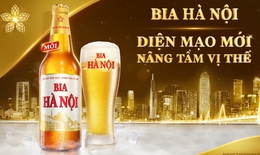 Bia H&#224; Nội – phi&#234;n bản bia chai 450ml thay diện mạo mới