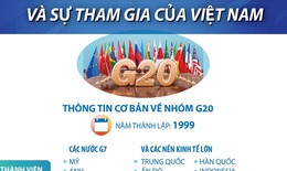 Th&#244;ng tin cơ bản về nh&#243;m G20 v&#224; sự tham gia của Việt Nam