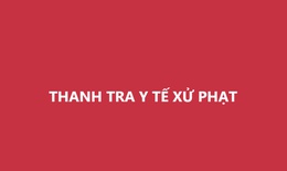 Thanh tra Sở Y tế H&#224; Nội xử phạt 4 doanh nghiệp 