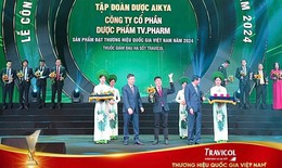 Tập đoàn Dược phẩm AIKYA - TV.PHARM - Doanh nghiệp hai lần liên tiếp có sản phẩm đạt Thương hiệu Quốc gia