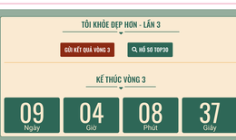 Ứng vi&#234;n T&#212;I KHỎE ĐẸP HƠN lưu &#253;: Gửi kết quả V&#242;ng 3 trước 24h00 ng&#224;y 17/12