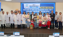Thêm 2 cháu bé bị tan máu bẩm sinh được ghép tuỷ đồng loại tại BV Trung ương Huế