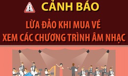 Cảnh báo lừa đảo khi mua vé xem các chương trình âm nhạc qua mạng