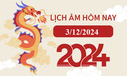 Lịch &#226;m 3/12 - &#194;m lịch h&#244;m nay 3/12 - Lịch vạn ni&#234;n ng&#224;y 3/12/2024