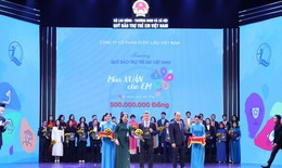 Dược liệu Việt Nam d&#224;nh 500 triệu t&#224;i trợ cho Quỹ Bảo trợ trẻ em Việt Nam