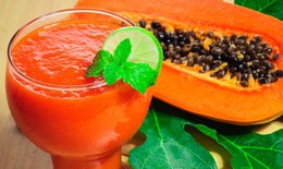 7 lợi ích của nước ép đu đủ chanh