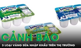 Bộ Y tế cảnh b&#225;o kh&#244;ng d&#249;ng 3 loại v&#225;ng sữa nhập khẩu