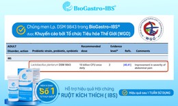Chủng men vi sinh cải thiện Hội chứng ruột kích thích được nhiều người tin dùng