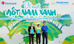 IMEXPHARM chung tay c&#249;ng UBND TP Nha Trang bảo vệ m&#244;i trường v&#236; cuộc sống khỏe mạnh hơn cho mỗi người d&#226;n