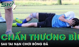 Người đ&#224;n &#244;ng chấn thương &#39;v&#249;ng k&#237;n&#39; sau khi chơi b&#243;ng đ&#225;