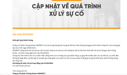 VNDIRECT th&#244;ng b&#225;o ng&#224;y trở lại hoạt động