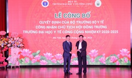 PGS.TS Do&#227;n Ngọc Hải giữ chức Chủ tịch Hội đồng trường Trường Đại học Y tế C&#244;ng cộng