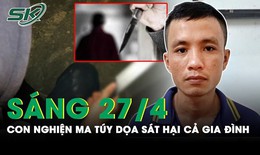 Bắt 'con nghiện' nhiều lần cầm hung khí dọa sát hại cha mẹ