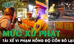 Mức xử phạt t&#224;i xế vi phạm nồng độ cồn bỏ xe kh&#244;ng chịu nộp phạt