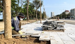 Phố biển Cửa Lò 'khoác áo mới' trước mùa du lịch