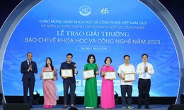 23 t&#225;c phẩm b&#225;o ch&#237; xuất sắc nhận giải b&#225;o ch&#237; về khoa học c&#244;ng nghệ 