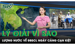 Vì sao lượng nước về ĐBSCL ngày càng giảm, xâm nhập mặn ngày càng tăng?