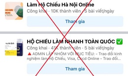 Lừa đảo khi nhờ làm hộ chiếu nhanh qua mạng xã hội