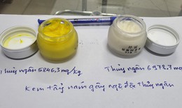 Hôn mê, tổn thương não, suy thận sau 1 năm dưỡng da bằng kem tẩy nám chứa thủy ngân