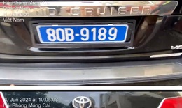 Lật tẩy chiêu trò xe biển trắng ‘hoá trang’ biển xanh