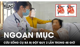 Ngoạn mục cứu sống cụ b&#224; bị đột quỵ 2 lần trong 48 giờ