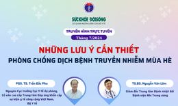 Truyền h&#236;nh trực tuyến: Những lưu &#253; cần thiết để ph&#242;ng chống dịch bệnh m&#249;a h&#232;