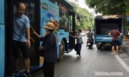 Nhiều điểm dừng, nhà chờ xe buýt bị chiếm dụng