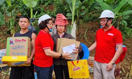 Cứu trợ khẩn cấp gia đình bị thiệt hại do mưa lũ tại Sơn La và Điện Biên