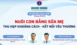 Truyền h&#236;nh trực tuyến: Nu&#244;i con bằng sữa mẹ: Thu hẹp khoảng c&#225;ch - Kết nối y&#234;u thương