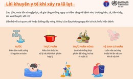 Ph&#225;t hiện kịp thời, xử l&#253; triệt để c&#225;c ổ dịch bệnh truyền nhiễm tại khu vực b&#227;o lụt