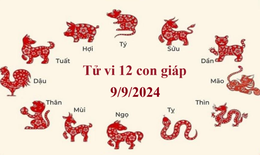 Tử vi 12 con gi&#225;p h&#244;m nay 9/9/2024: Th&#226;n c&#244;ng việc tr&#244;i chảy, Tỵ vận tr&#236;nh giảm s&#250;t