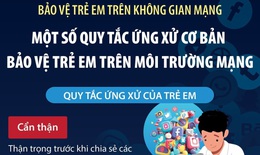 Một số quy tắc ứng xử cơ bản bảo vệ trẻ em tr&#234;n m&#244;i trường mạng