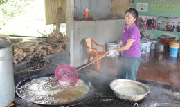 Làng mật mía vùng núi Hà Tĩnh rộn ràng vào vụ Tết