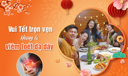Viêm loét dạ dày, trào ngược dạ dày – Gần Tết lại lo