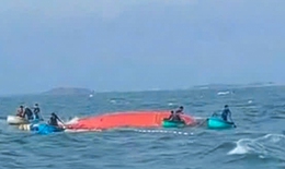 Chìm tàu cá, 4 ngư dân ở Bình Thuận mất tích