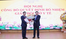 Ph&#250; Thọ c&#243; t&#226;n Gi&#225;m đốc Sở Y tế