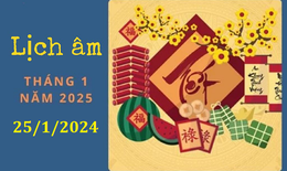 Lịch &#226;m 25/1 - &#194;m lịch h&#244;m nay 25/1 - Lịch vạn ni&#234;n ng&#224;y 25/1/2025