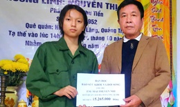 Tấm lòng bạn đọc Báo Sức khoẻ và Đời sống đến với hoàn cảnh nữ sinh ở Quảng Trị