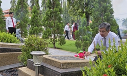 Lãnh đạo Thành ủy TPHCM và đại biểu dự Đại hội Đảng bộ Thành phố lần thứ I về nguồn và tri ân liệt sĩ