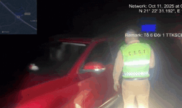 T&#224;i xế say rượu, ngủ gật tr&#234;n cao tốc bị phạt gần 50 triệu đồng