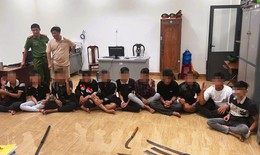 Ngăn chặn kịp thời nhóm thanh thiếu niên mang dao đi đánh nhau